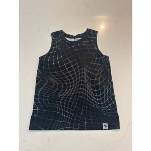 Abercrombie & Fitch Active Black Dri Fit Tank Top Size Youth 7/8